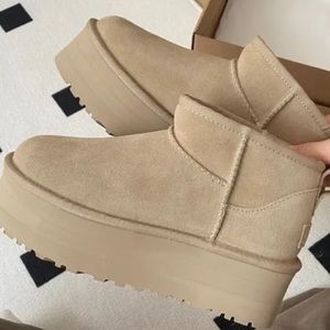 mustard seed ugg ultra mini boot